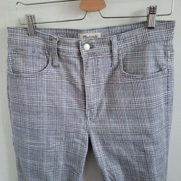 COPY - NWOT Madewell Stovepipe Jeans Glen Plaid Edition - Picture 5 of 8